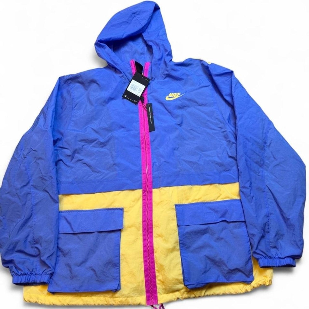 Nike Windbreaker Jacket Hoodie Women's 1X colorblock brand new